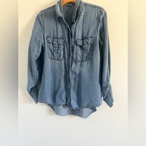 Charlotte Russe Blue Denim Shirt